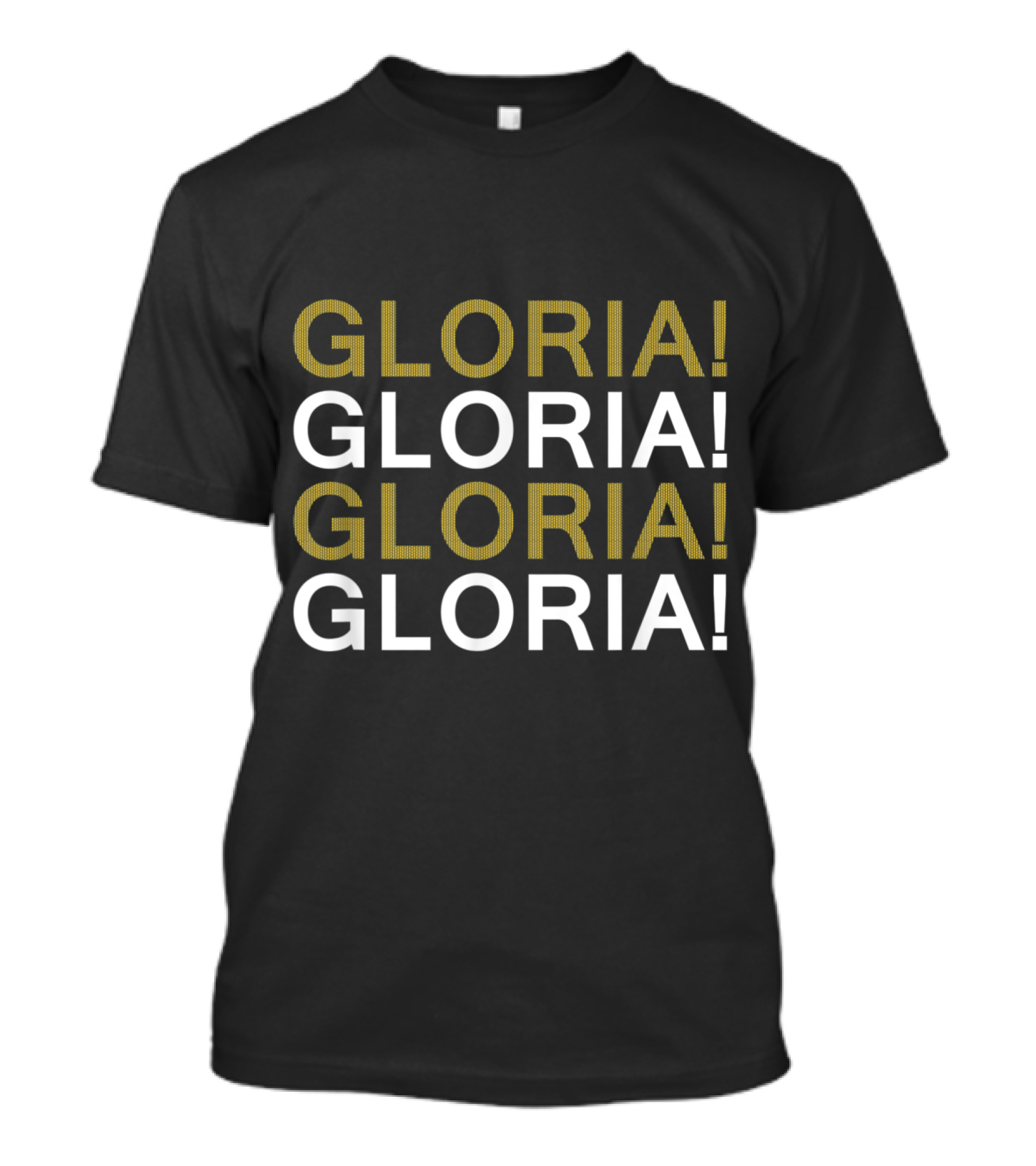 Gloria St.Louis Hockey Enthusiast Fan Chant Bold Repetition T-Shirt