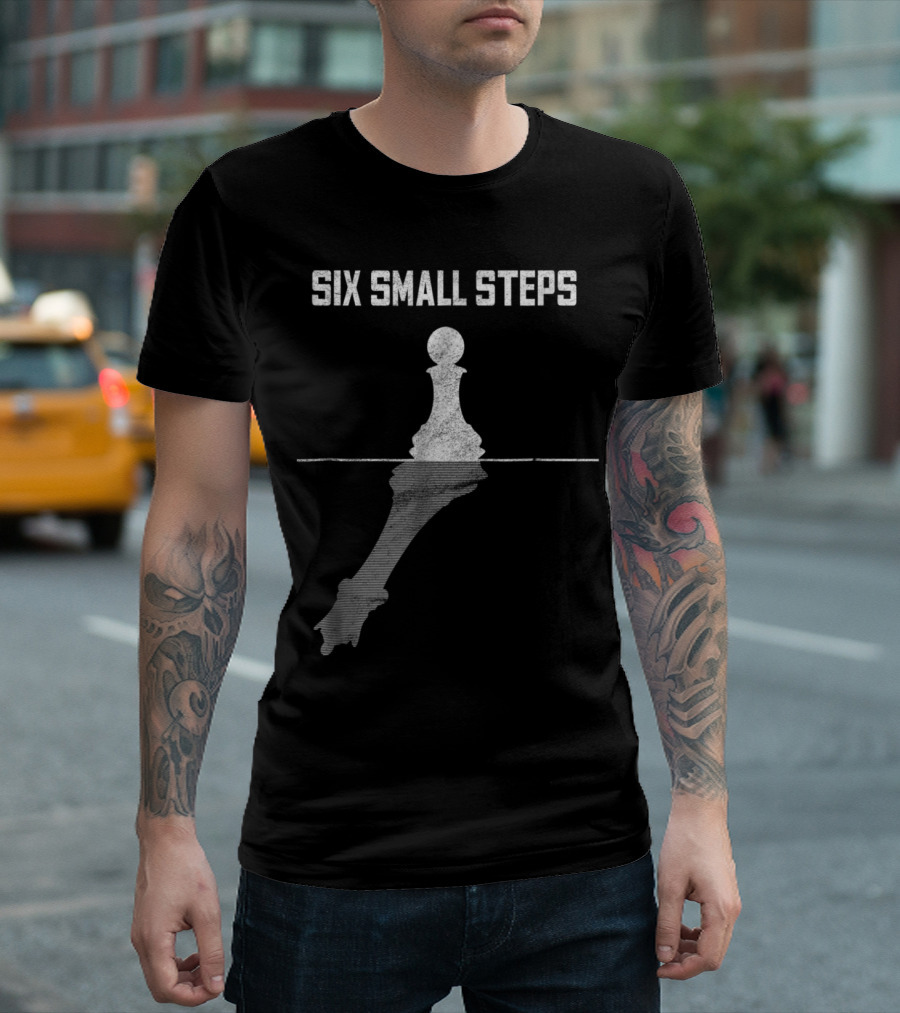 Six Small Steps Chess Mastery Checkmate Reflection T-Shirt
