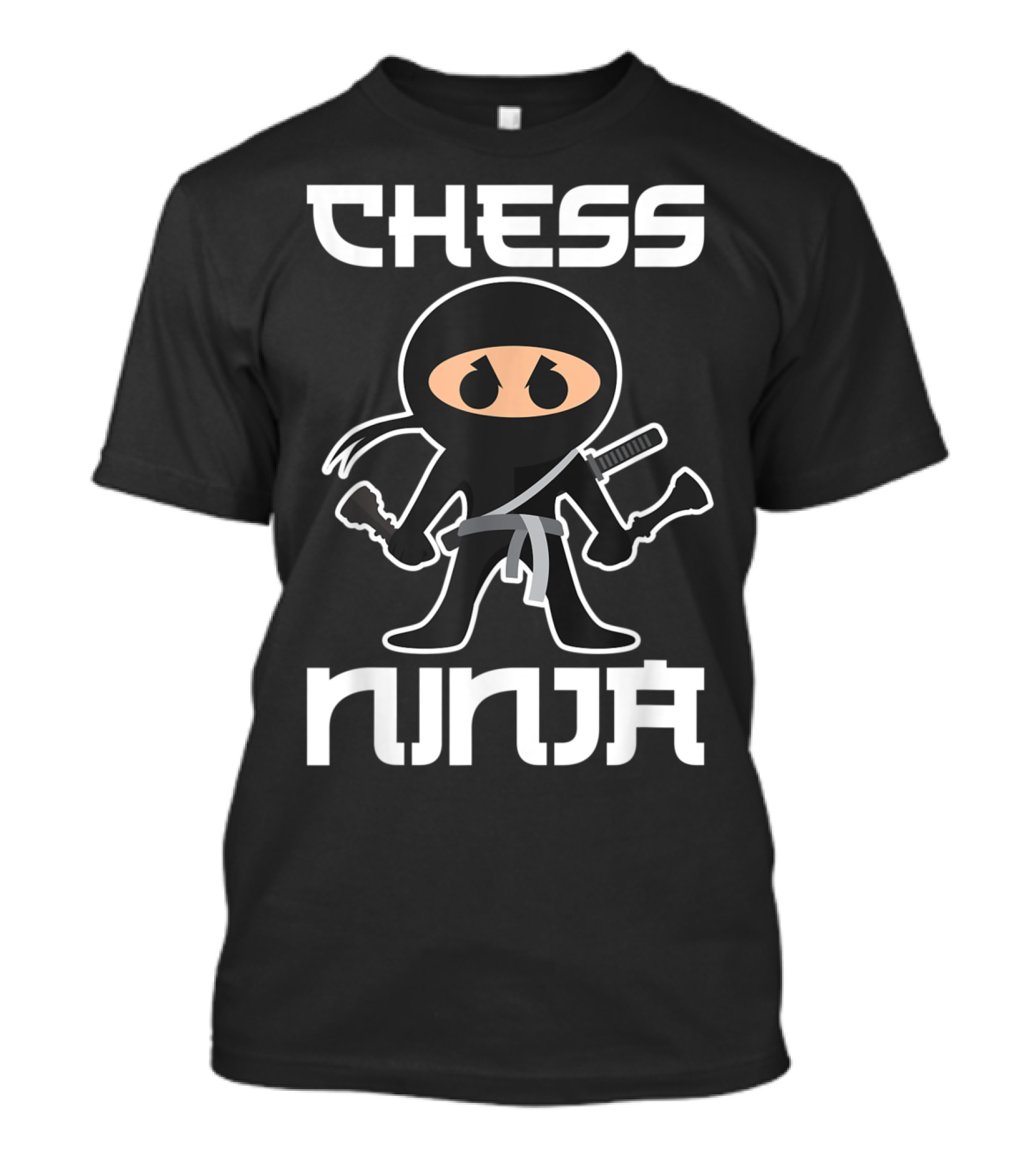 Chess Ninja Shinobi Fusion With Humorous Twist T-Shirt