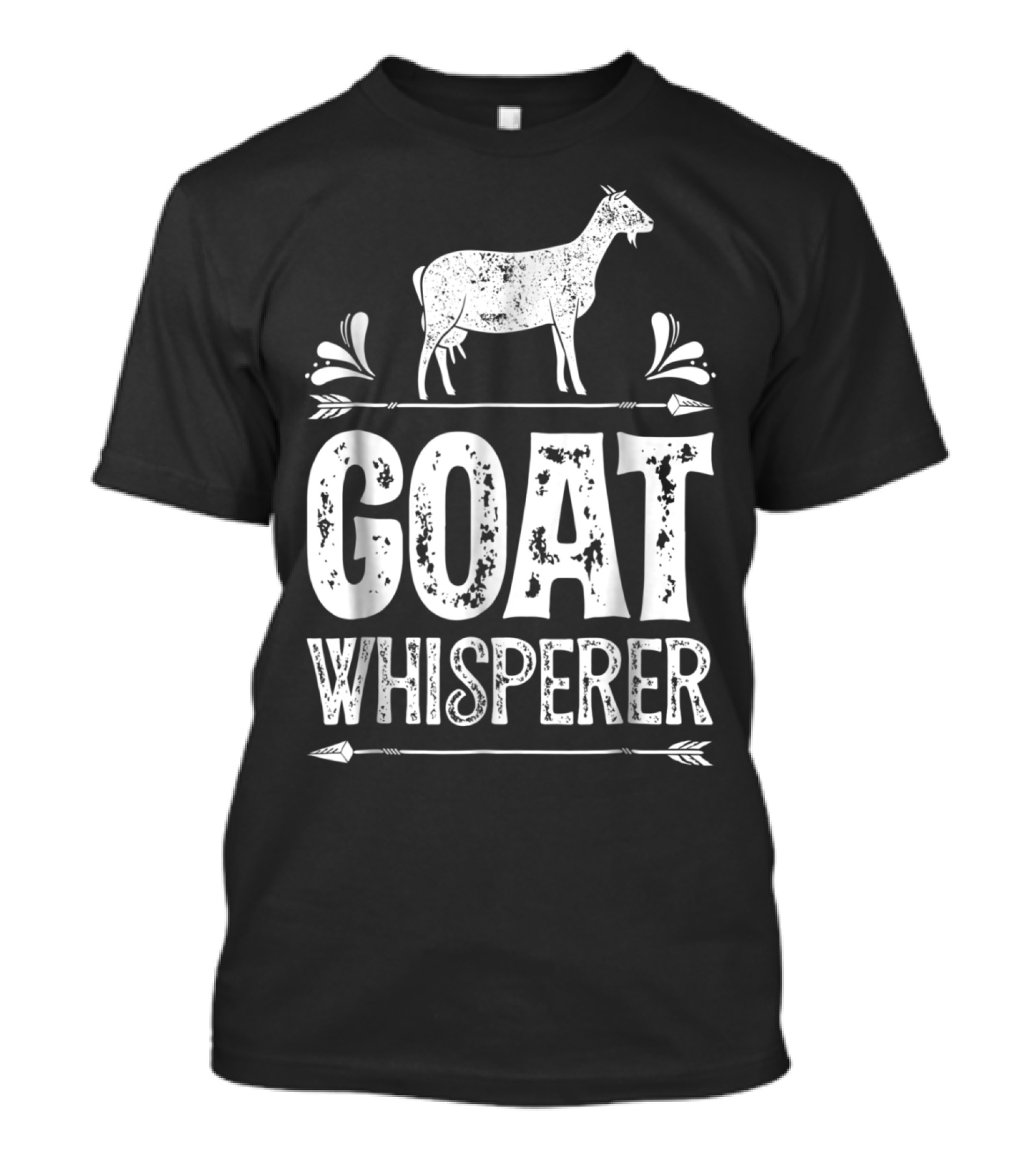Goat Whisperer Girls Goats Farmer Rustic Farm Animal Lover T-Shirt