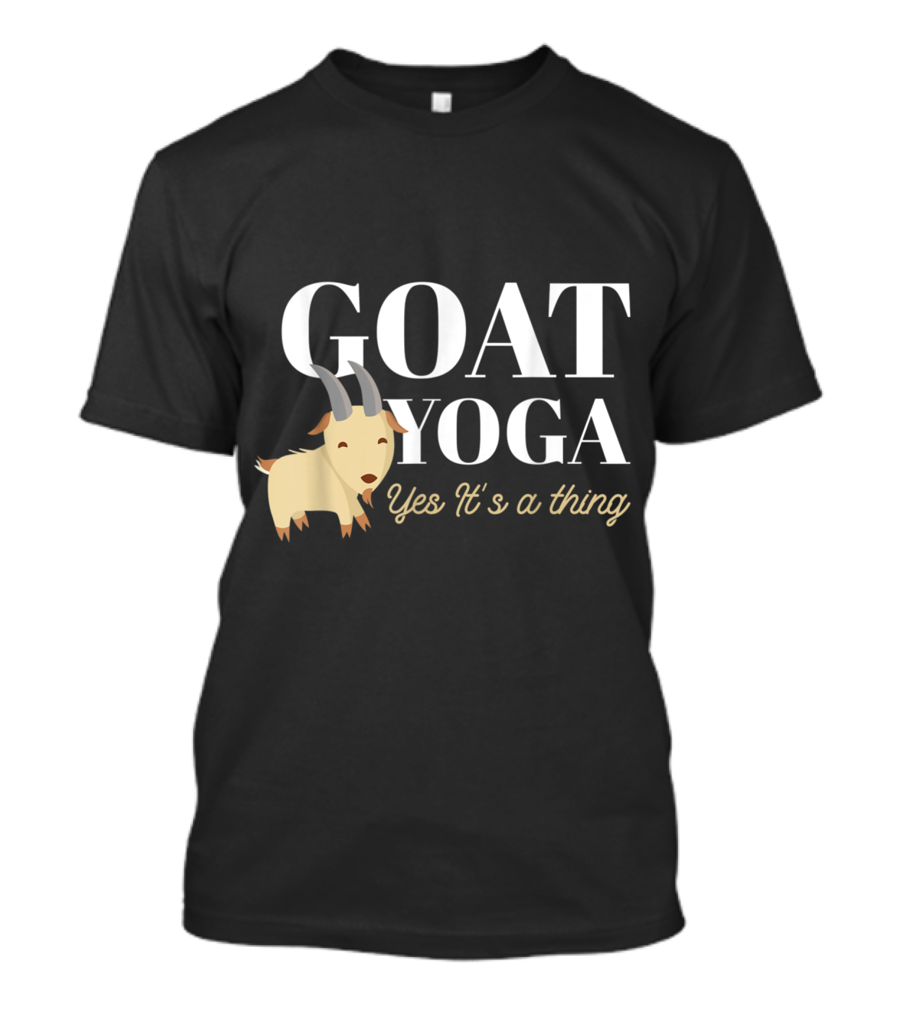 Goat Yoga Yes It's A Thing Funny Goat T-Shirt