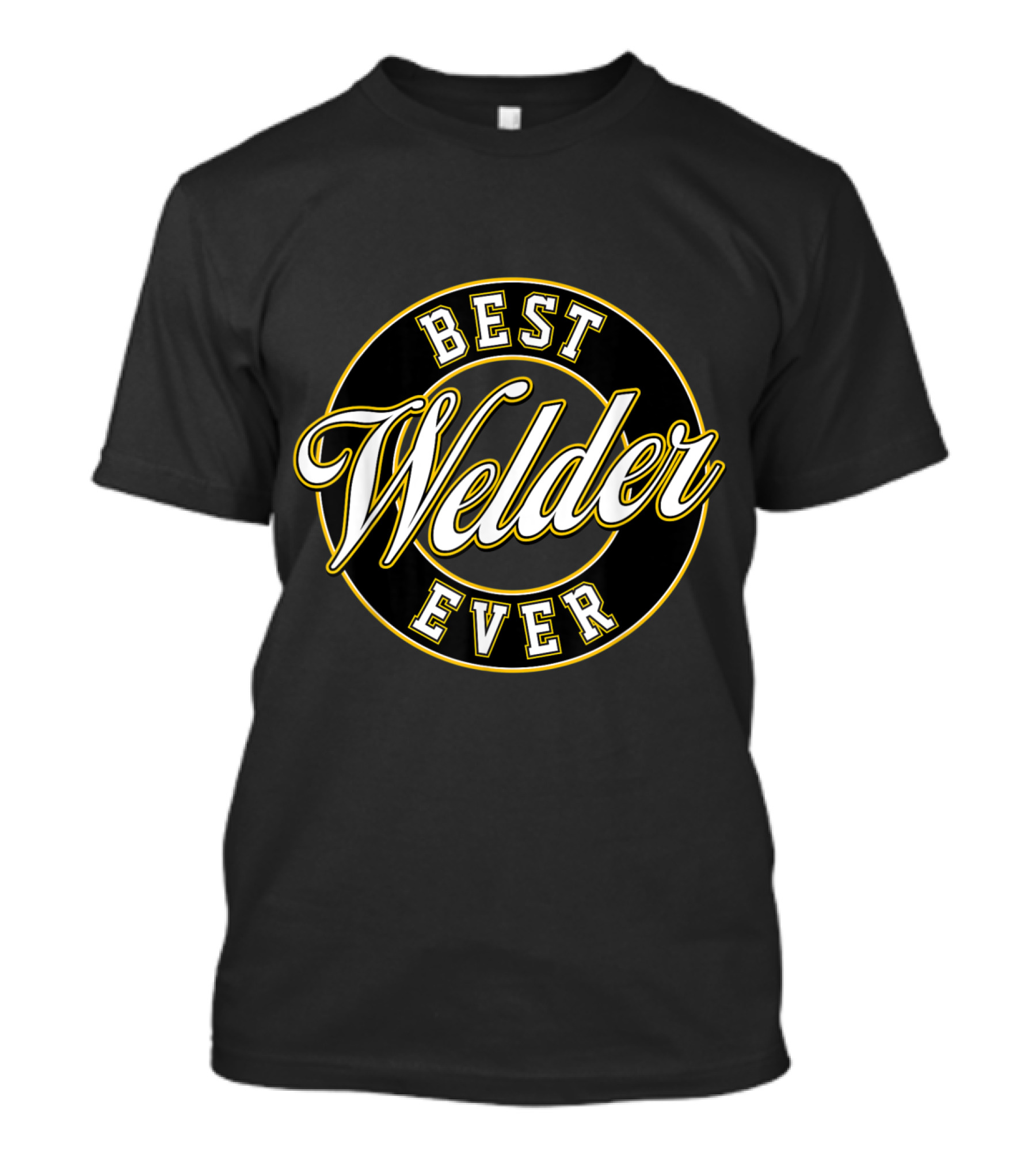 Best Welder Ever Circular Badge T-Shirt