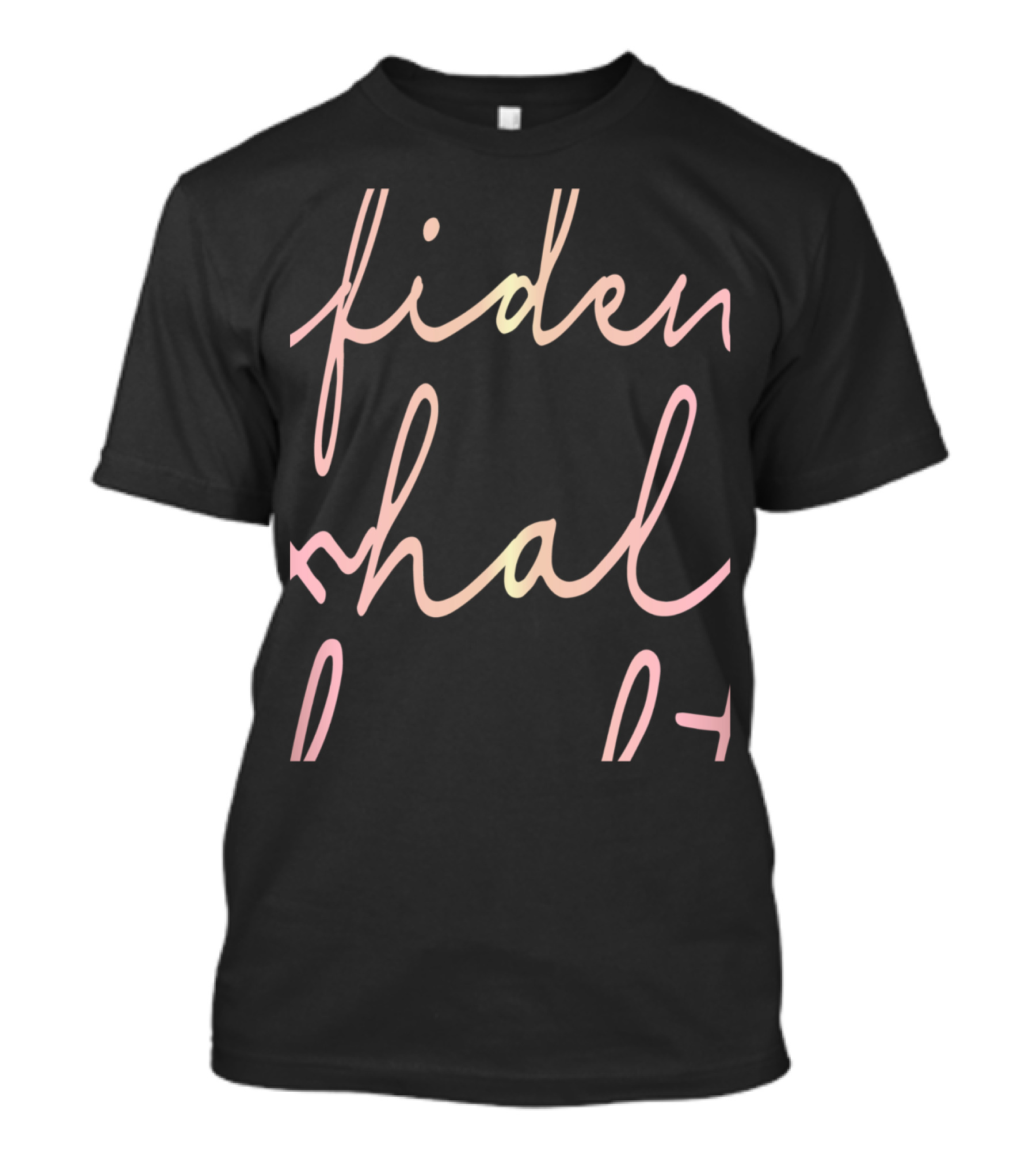 Inhale Exhale Rose Gold Script T-Shirt