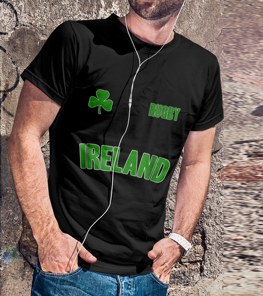 Ireland Rugby Shamrock Emblem T-Shirt