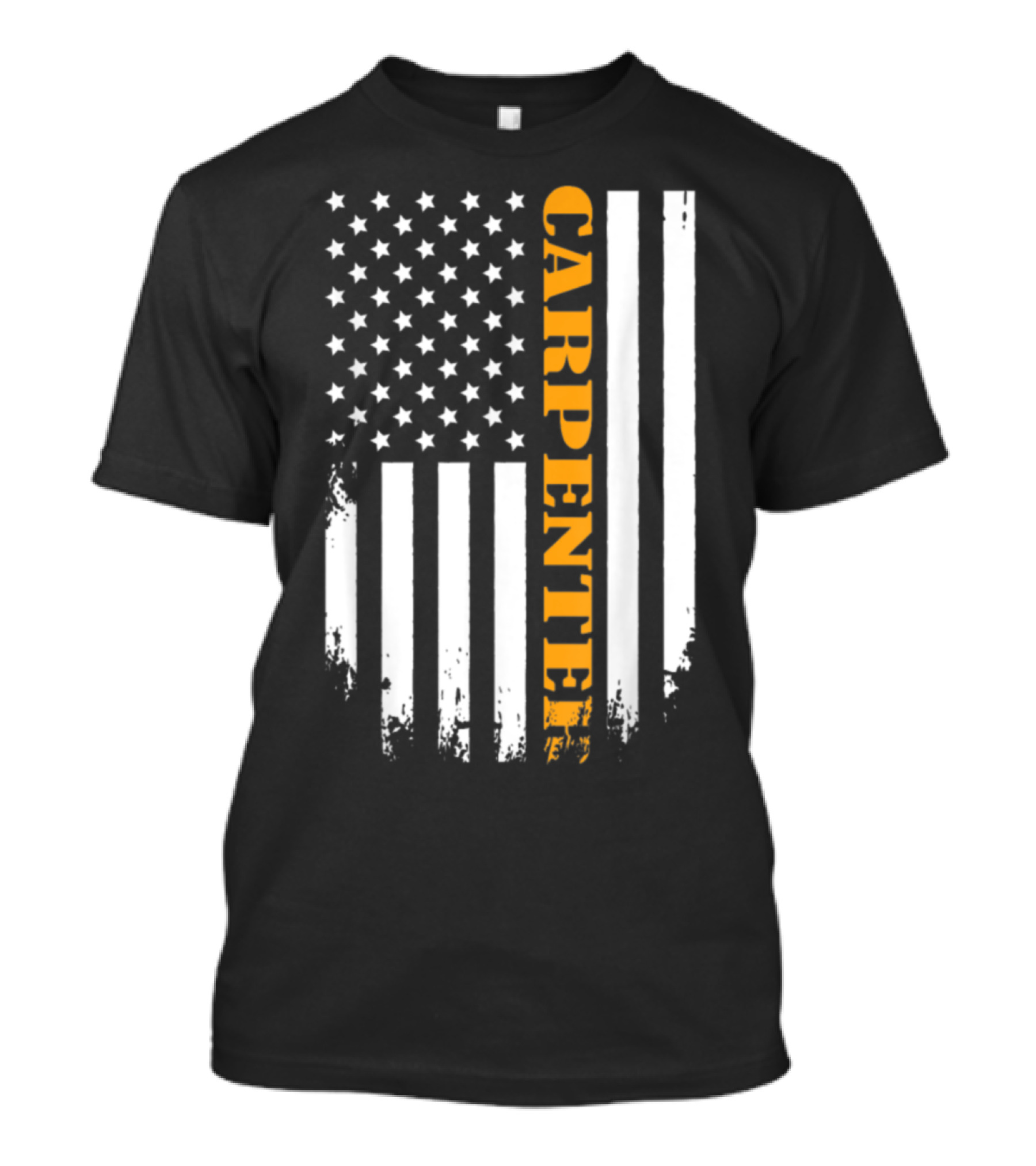 American Flag With Bold Carpenter T-Shirt