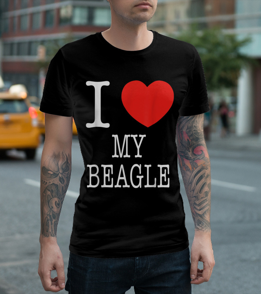 I Love My Beagle T-Shirt