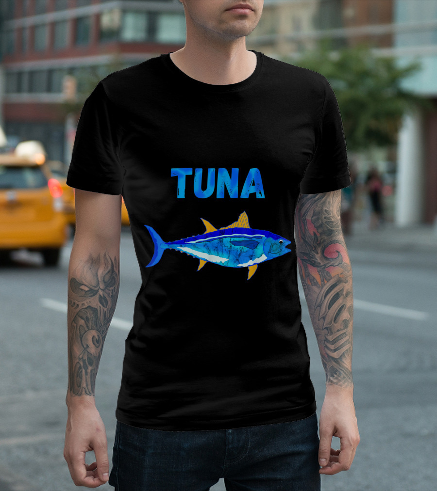 Tuna Bluefin Deep Sea Fishing Seafood Adventure T-Shirt