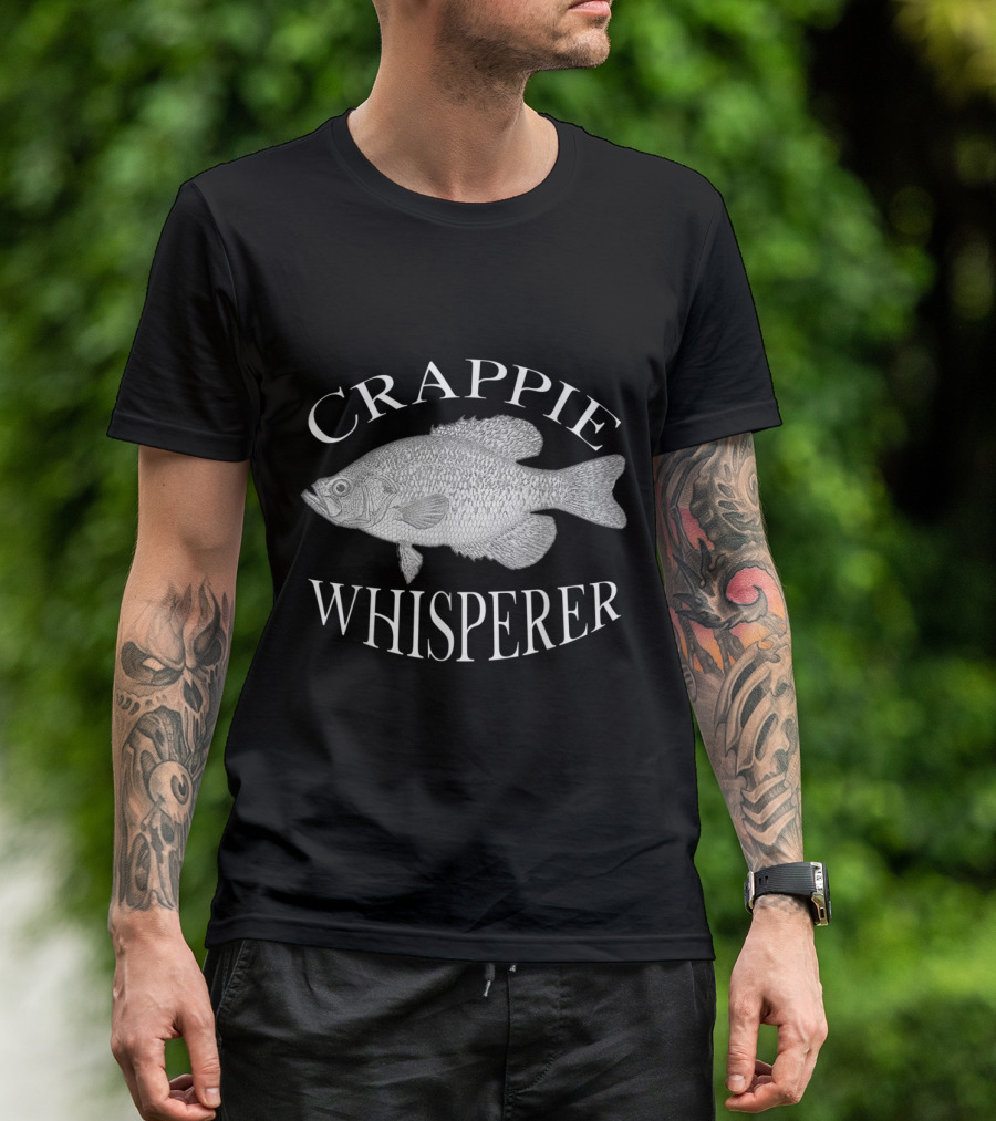 Crappie Whisperer Fish Vintage T-Shirt
