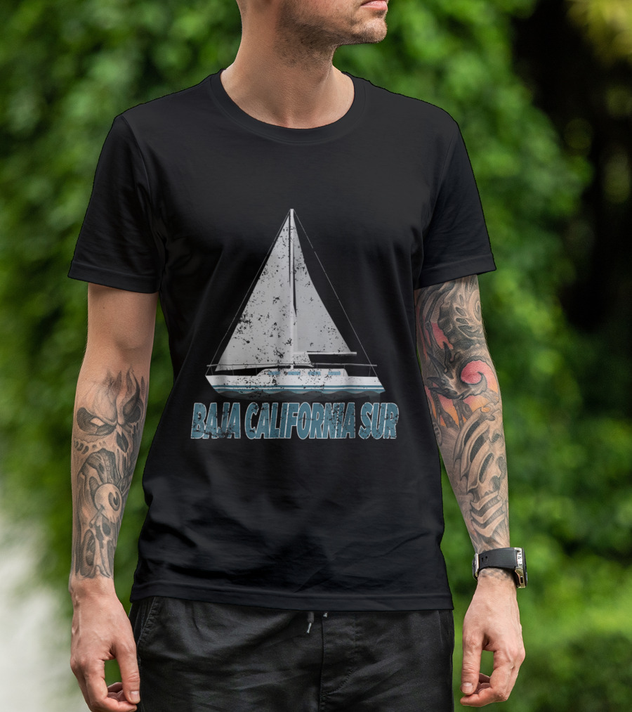 Baja California Sur Sailing Adventure Boating First Mate Mexic T-Shirt