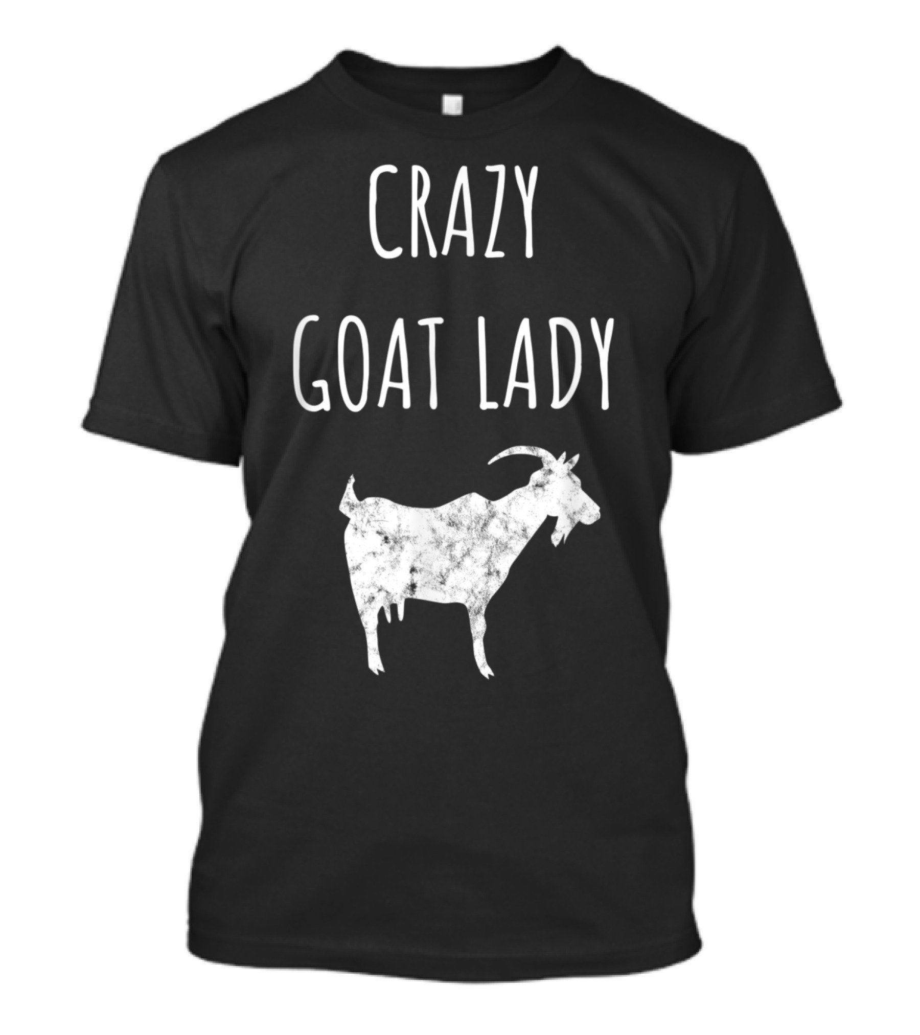 Crazy Goat Lady Yoga Farm Farming Enthusiast T-Shirt