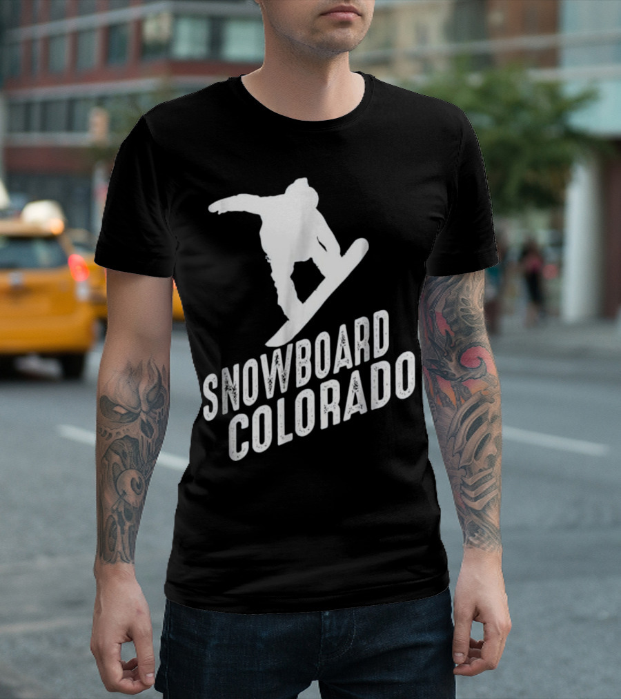 Snowboard Colorado Extreme Winter Sports Action T-Shirt