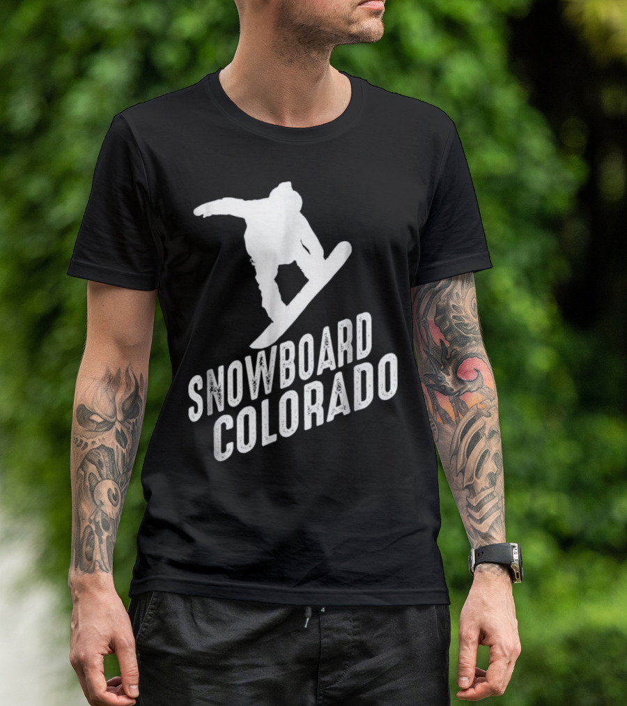 Snowboard Colorado Extreme Winter Sports Action T-Shirt