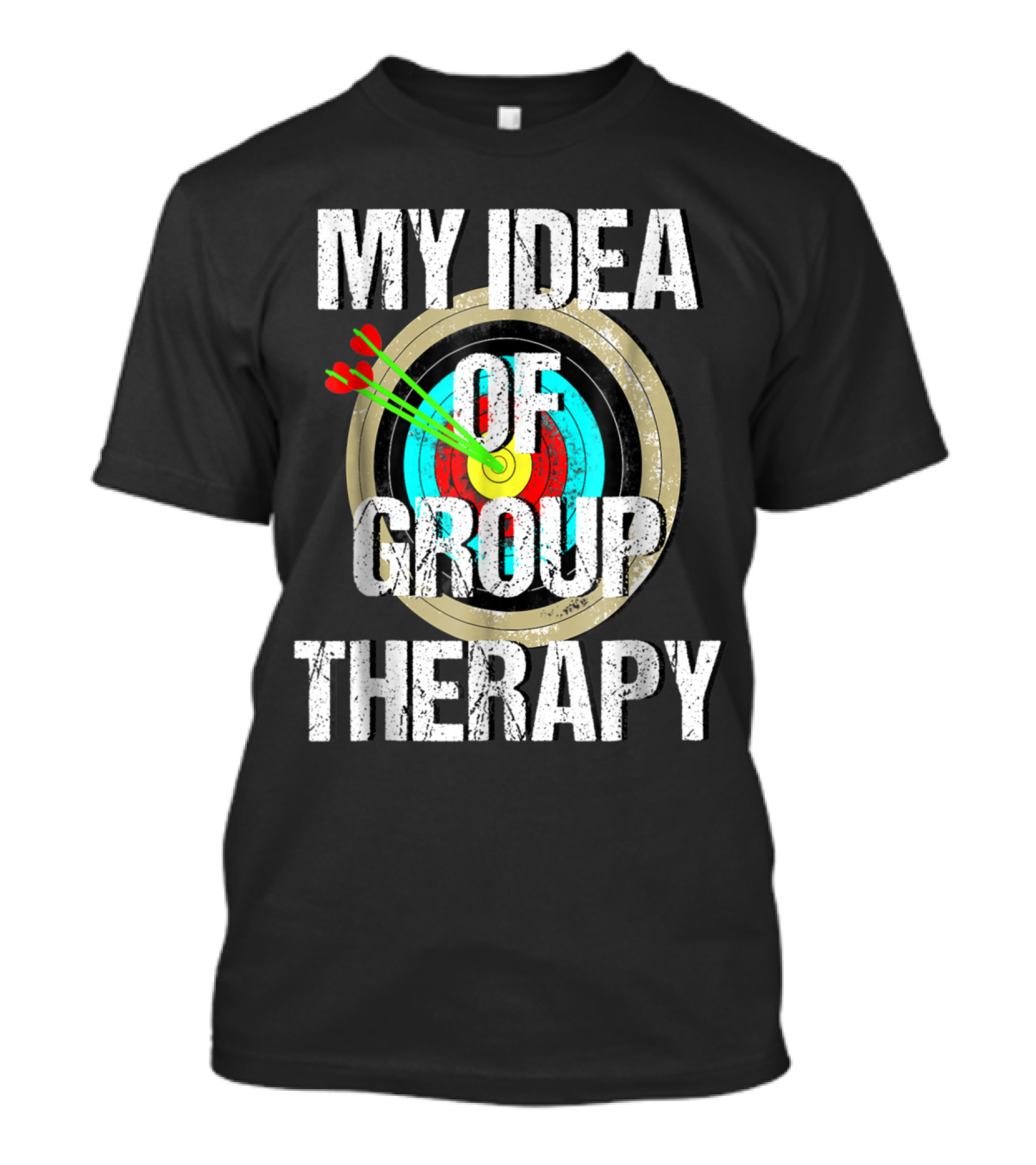 My Idea Of Group Therapy With Archery Target And Arrows T-Shirt