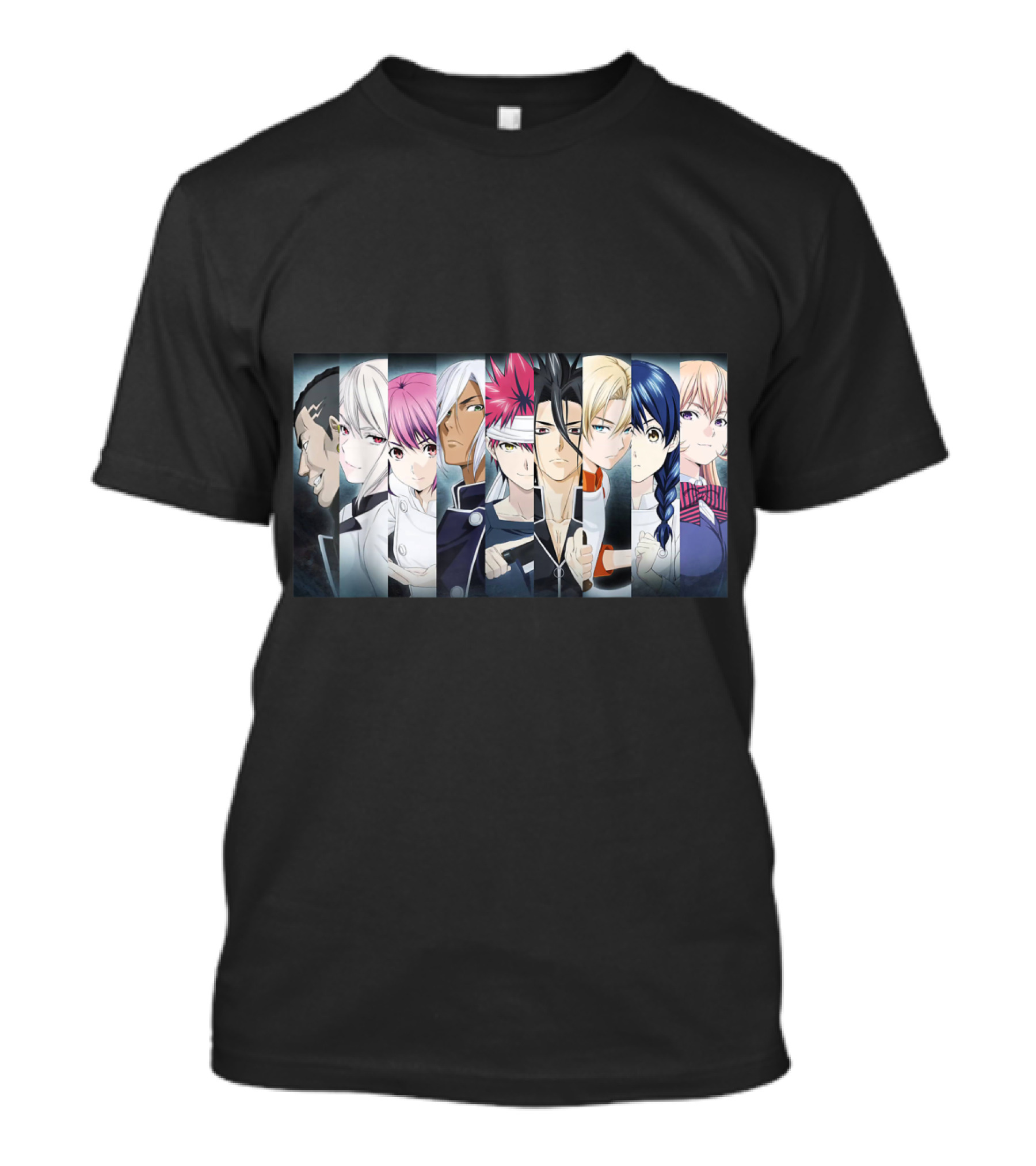 Shokugeki No Soma Anime Characters Ensemble T-Shirt