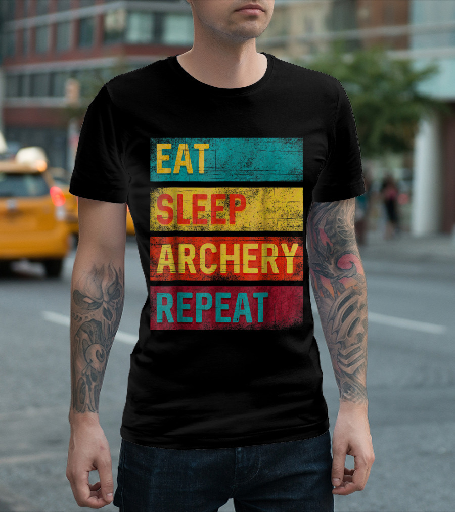 Eat Sleep Archery Repeat T-Shirt