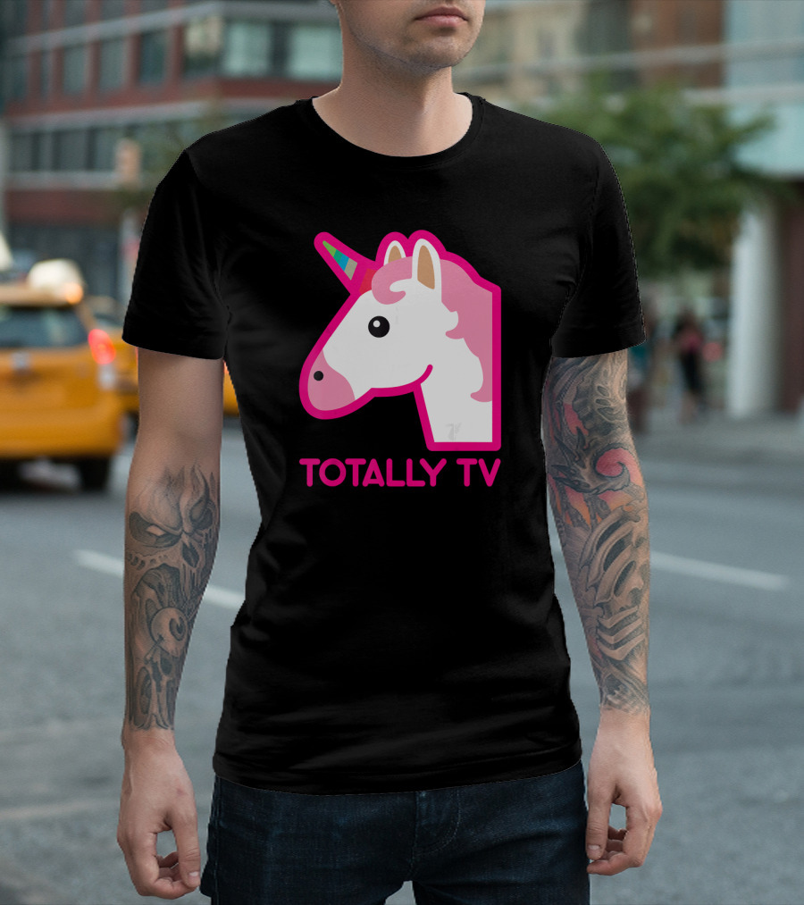 Totally TV Unicorn Rainbow Pink Mane T-Shirt
