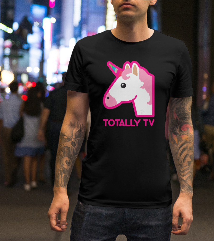 Totally TV Unicorn Rainbow Pink Mane T-Shirt