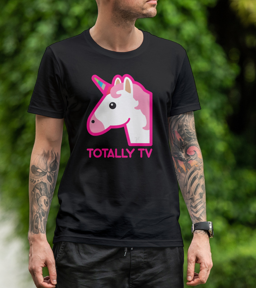 Totally TV Unicorn Rainbow Pink Mane T-Shirt