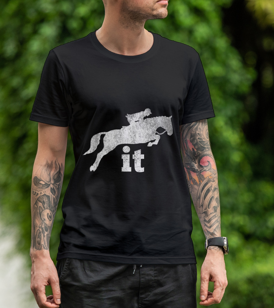 English Show Jumping Eventing It Horse Rider T-Shirt