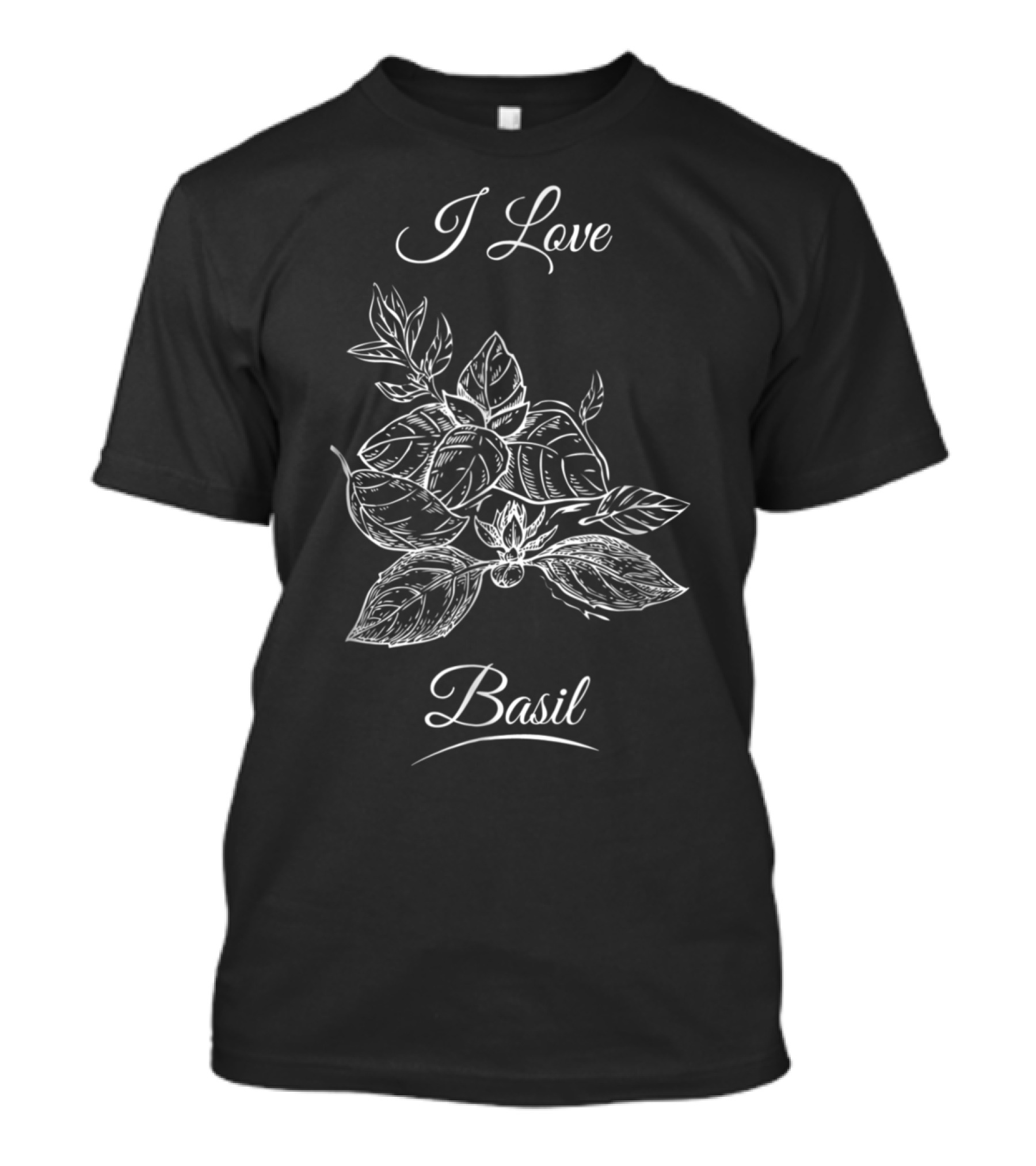 I Love Basil Cooking Essentials Enthusiasts T-Shirt