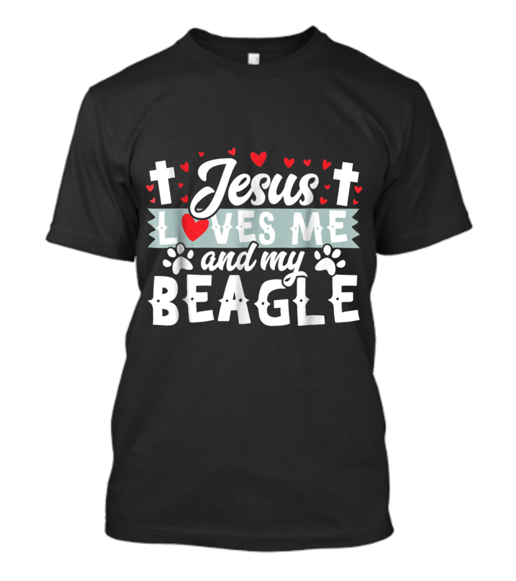 Jesus Loves Me And My Beagle T-Shirt