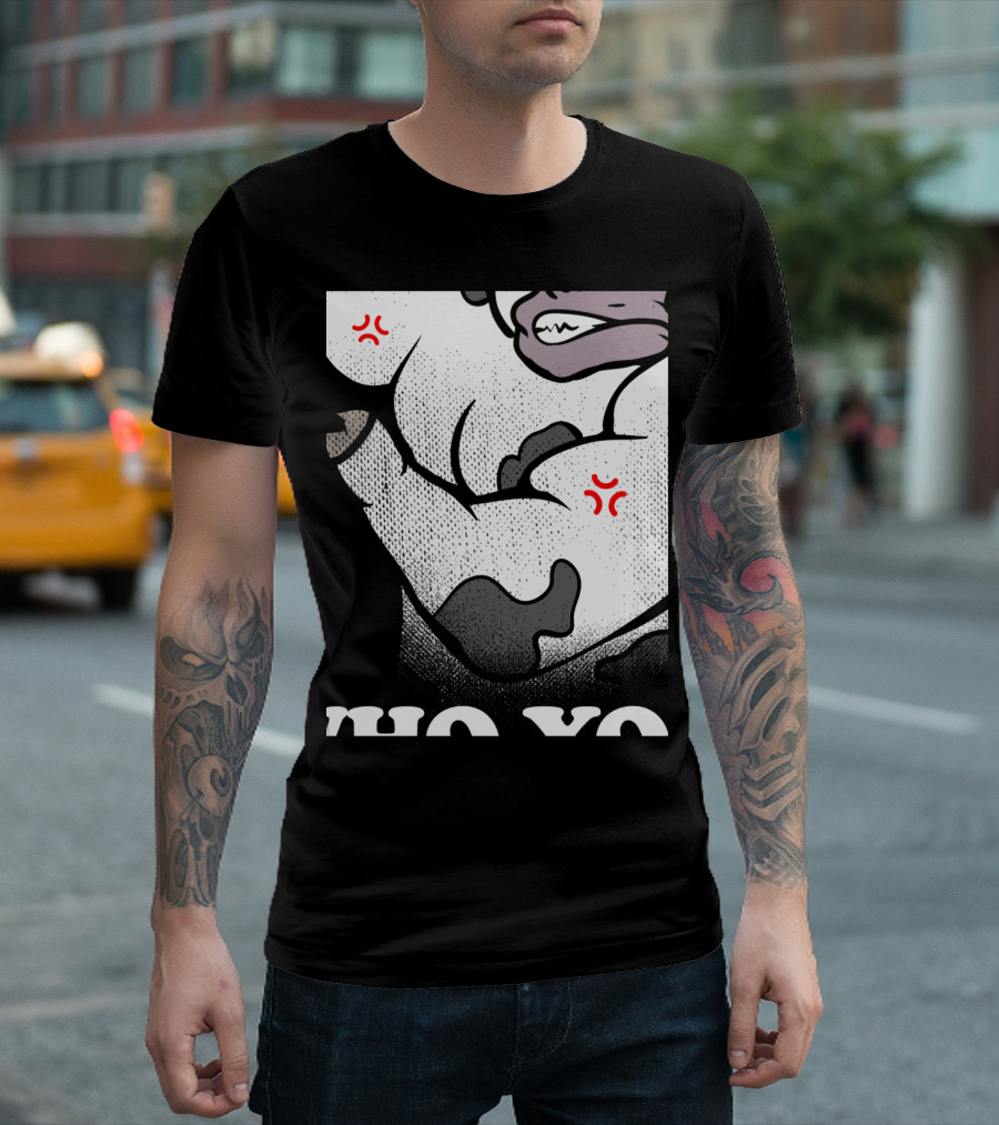 I Love Cows Spotted Angry Muscles No Yo T-Shirt