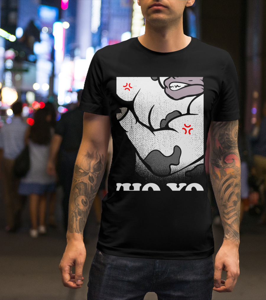 I Love Cows Spotted Angry Muscles No Yo T-Shirt