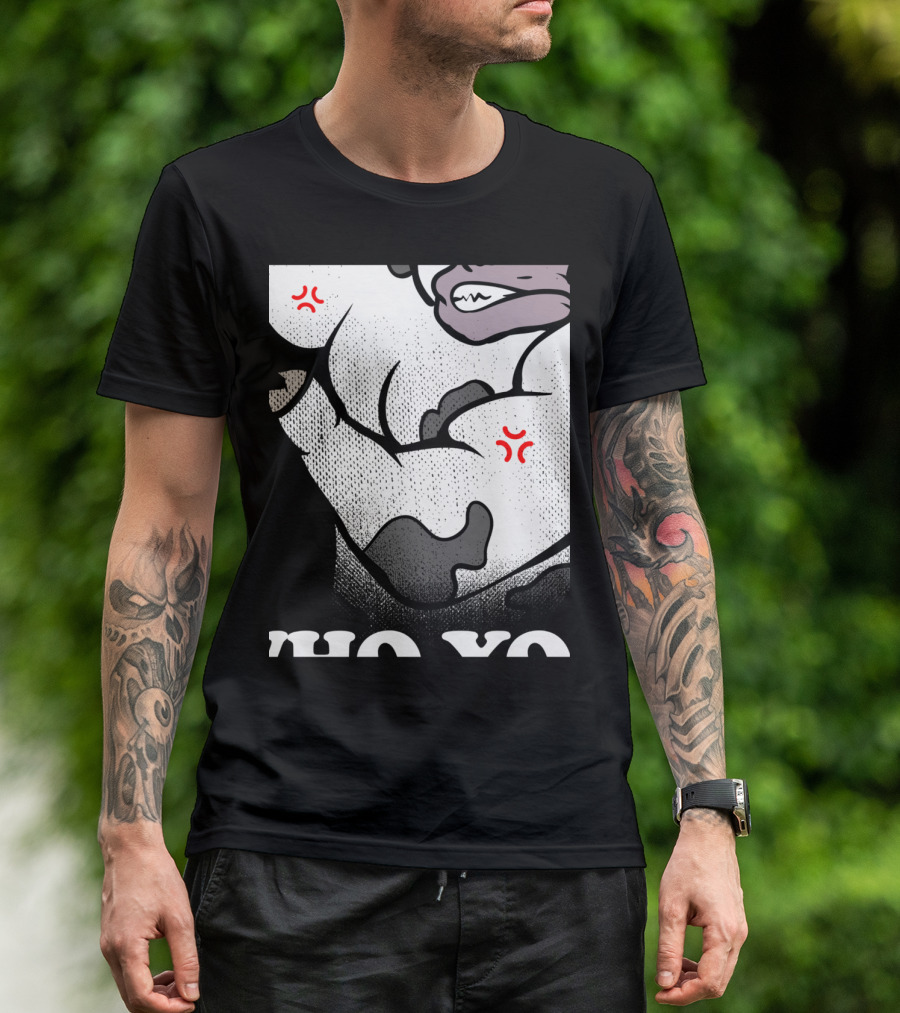 I Love Cows Spotted Angry Muscles No Yo T-Shirt
