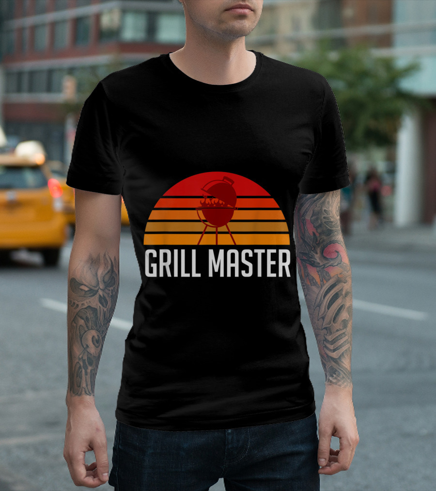 Grill Master BBQ Sunset Pit T-Shirt