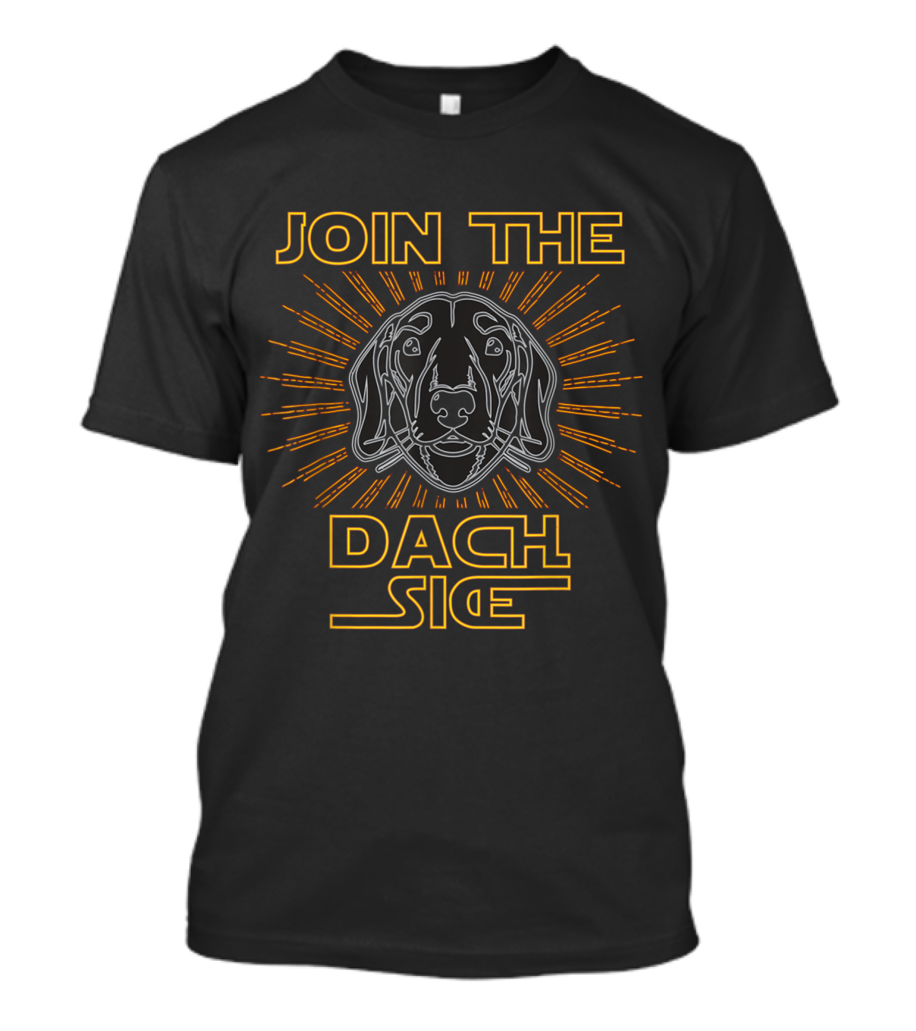 Join The DACH SIDE Dachshund Star Wars T-Shirt