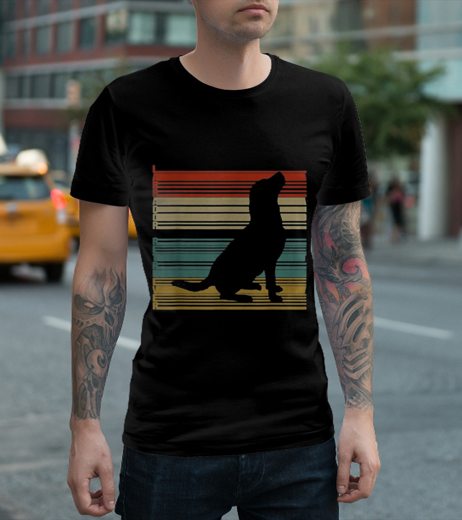 Labrador Retriever Forever Retro T-Shirt
