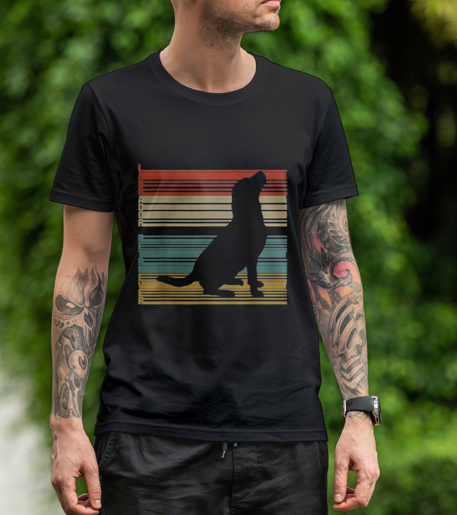 Labrador Retriever Forever Retro T-Shirt