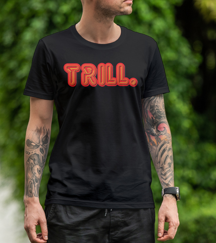 Trill Texas H Town Screwston Rocket Red T-Shirt
