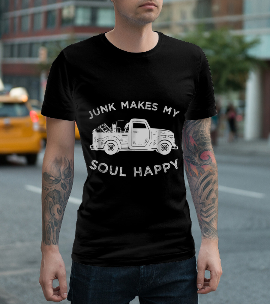 Junk Makes My Soul Happy Vintage Truck T-Shirt