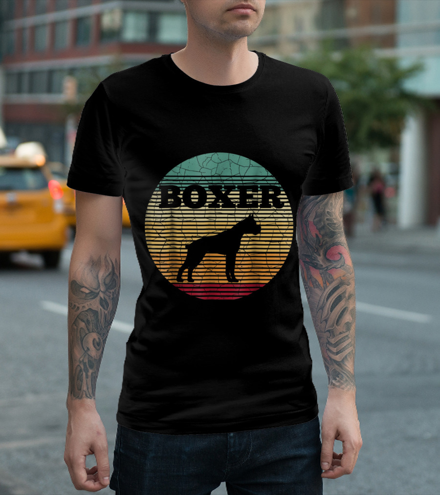 Boxer Vintage Silhouette Sunrise T-Shirt
