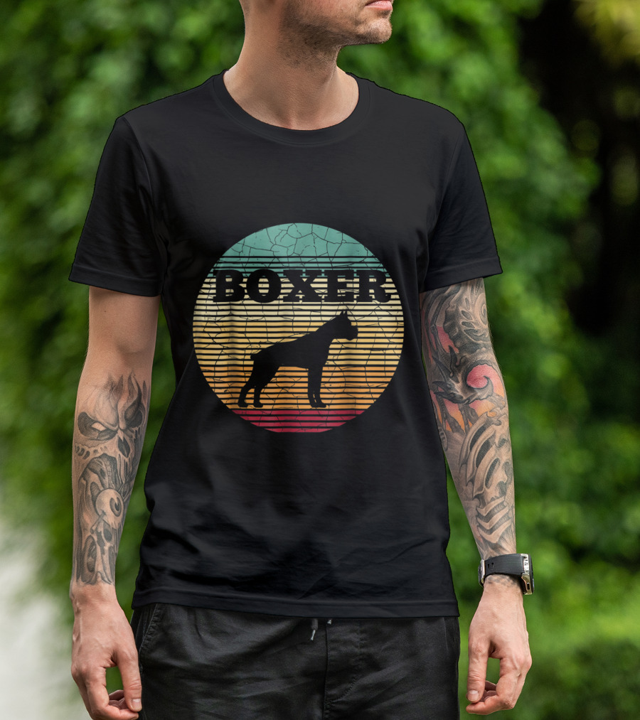 Boxer Vintage Silhouette Sunrise T-Shirt