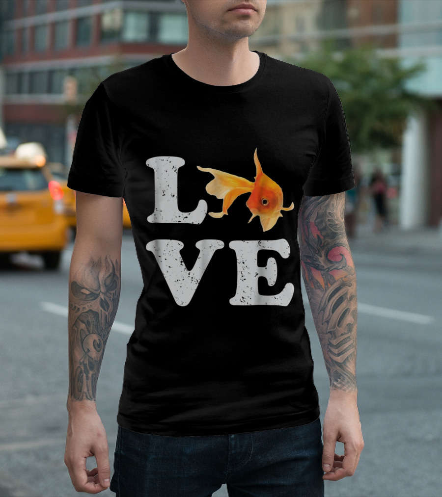 Love My Goldfish Gold Fish T-Shirt