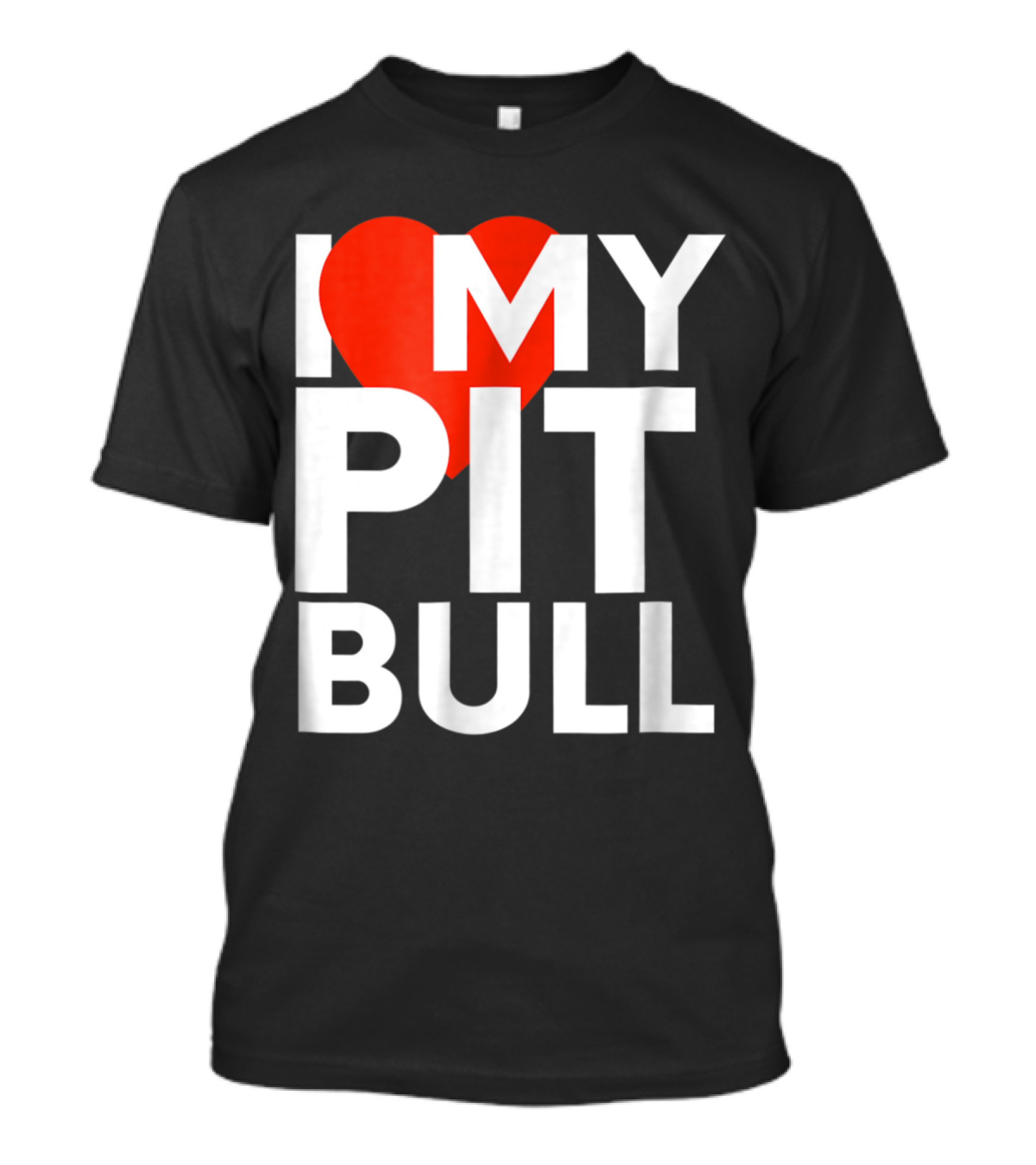 I Heart My Pit Bull T-Shirt