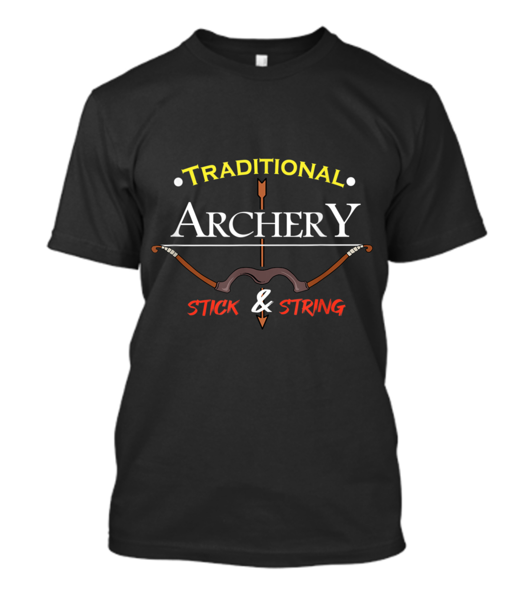 Traditional Archery Stick And String Bow T-Shirt