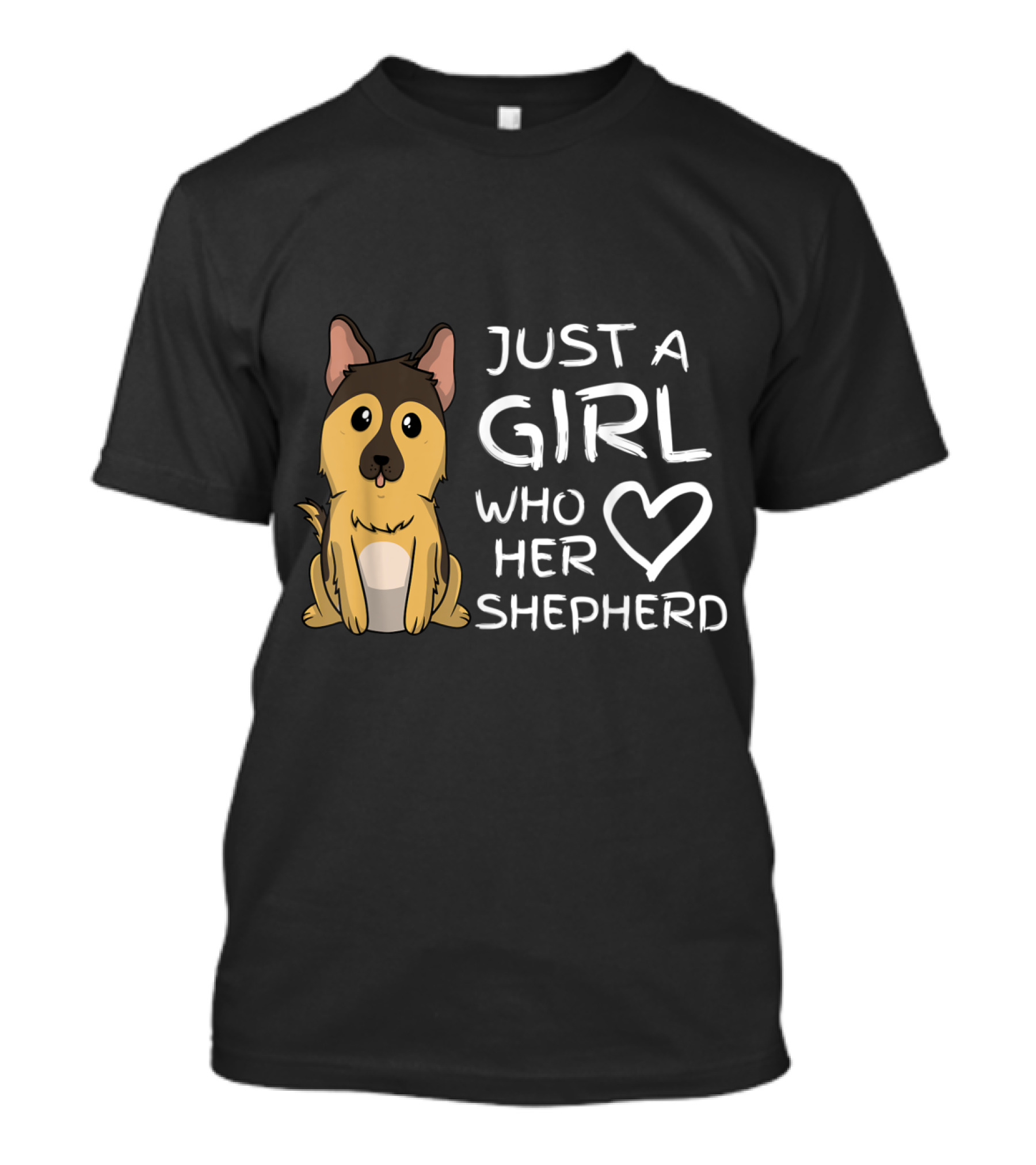 Just A Girl Who Loves Her Shepherd T-Shirt