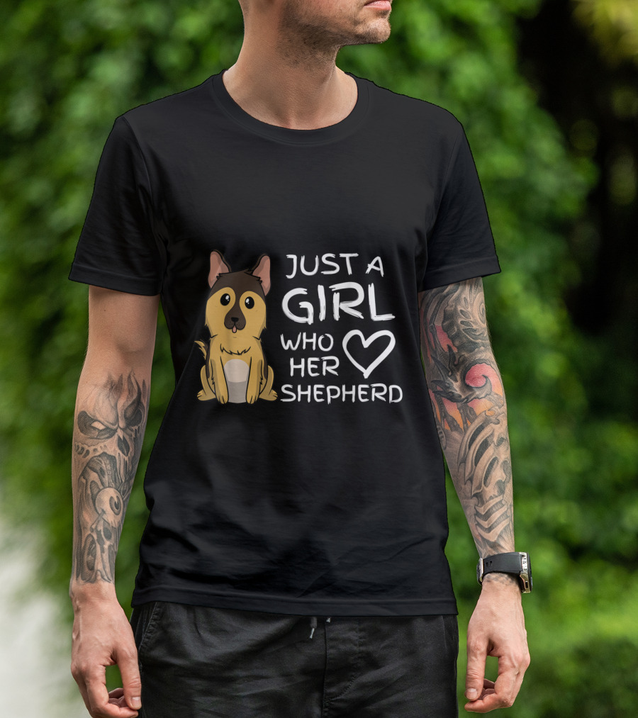 Just A Girl Who Loves Her Shepherd T-Shirt