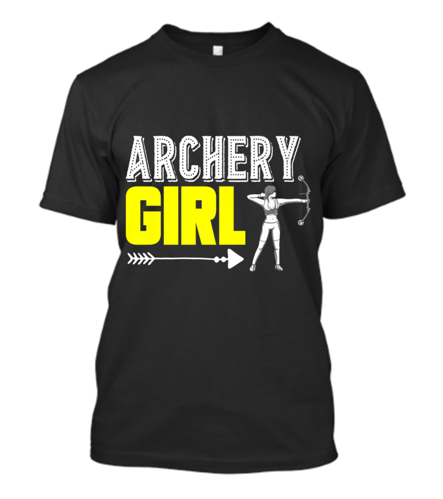 Archery Girl Bow Arrow Archer Target Iconic T-Shirt