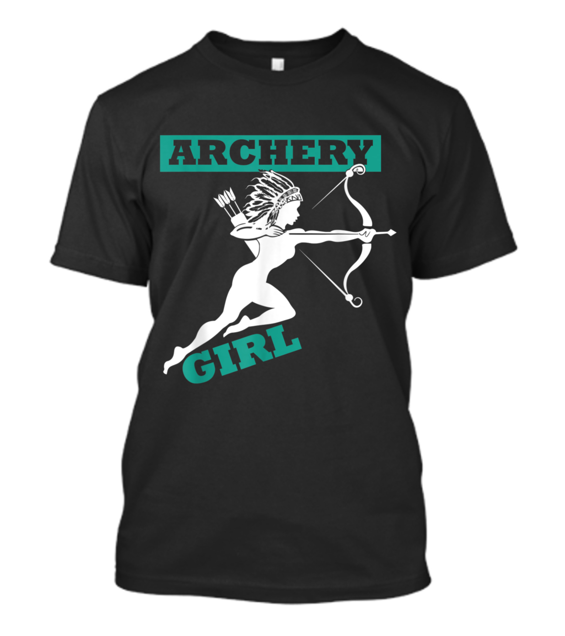 Archery Girl With Bow And Arrows T-Shirt