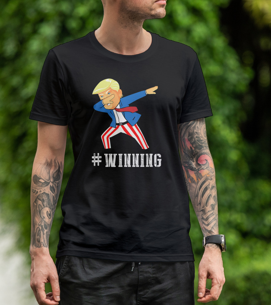 Trump Dabbing #Winning T-Shirt