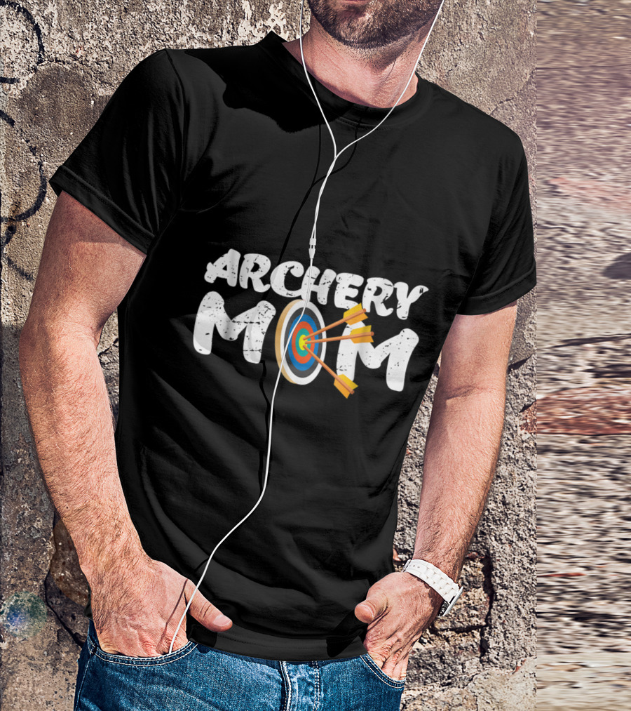 Archery Mom Arrow Bow Target Fun T-Shirt