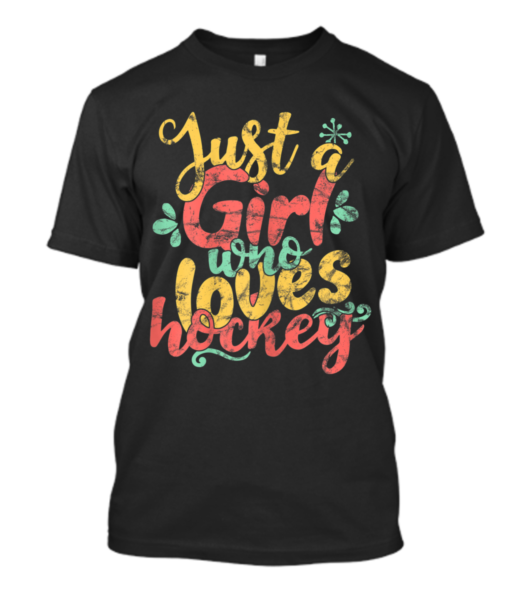 Just A Girl Who Loves Hockey T-Shirt