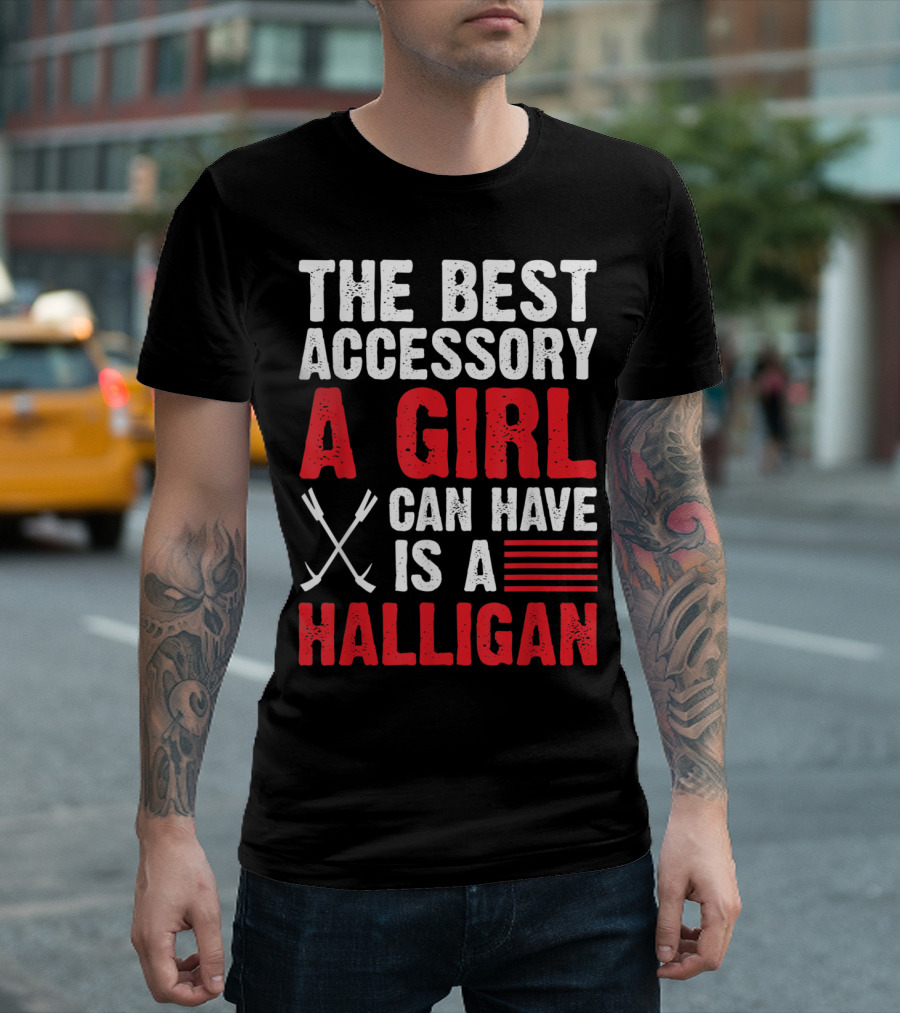 The Best Accessory A Girl Can Have Is a Halligan T-Shirt