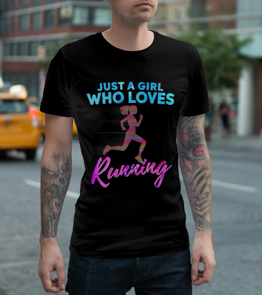 Just A Girl Who Loves Running Fast T-Shirt