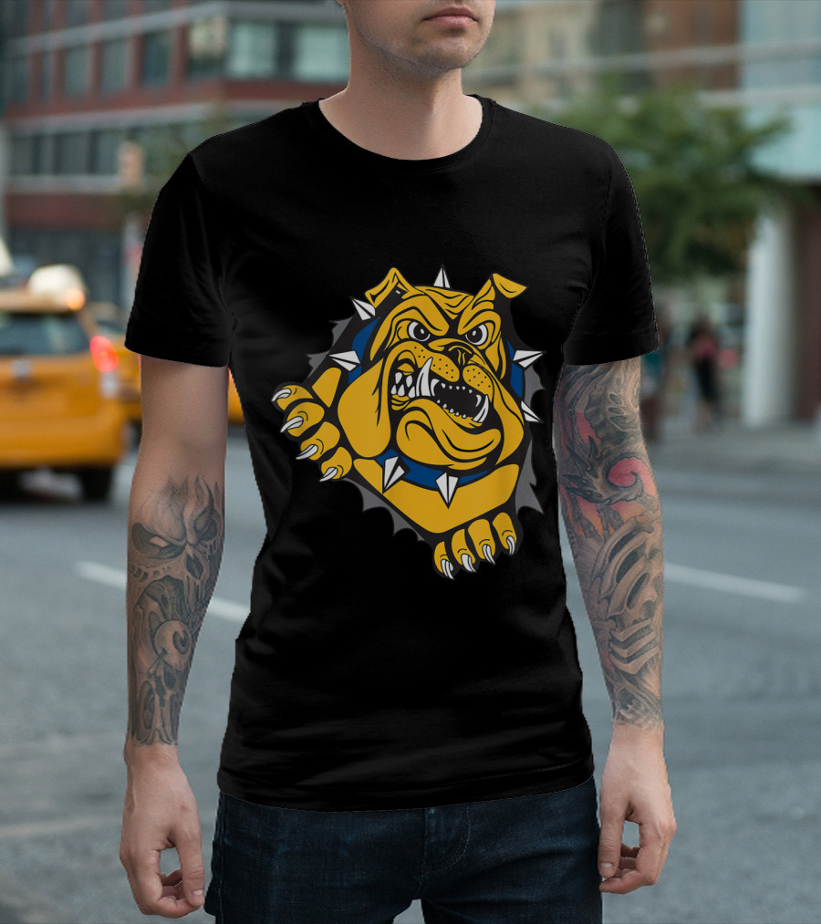 Aggie A&T Bulldog Fierce Mascot T-Shirt