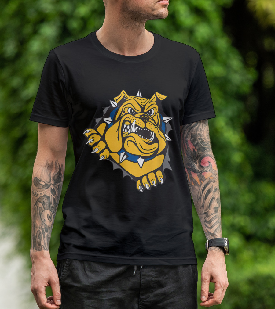 Aggie A&T Bulldog Fierce Mascot T-Shirt